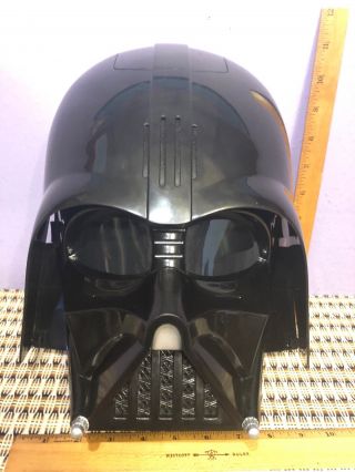 2013 Darth Vader Star Wars Talking Mask Voice Changing Helmet Black Hasbro
