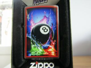 Zippo Lighter – Eight Ball By Mazzi