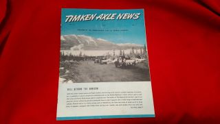 Timken Axle News War Time 1945 Vol.  13 No.  1