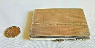 A Vintage 1958 Hallmarked Sterling Silver Cigarette Case $1 Start