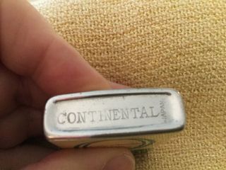 CONTINENTAL LIGHTER advertising OASIS FILTER CIGARETTES colors 3