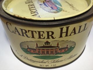 Antique/vintage Carter Hall Distinguished Mixture Tobacco Tin With Opener