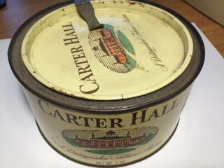 Antique/Vintage CARTER HALL Distinguished Mixture TOBACCO TIN with Opener 2