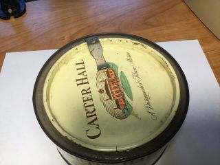 Antique/Vintage CARTER HALL Distinguished Mixture TOBACCO TIN with Opener 3