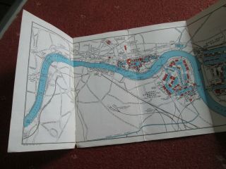 Port of London Authority (PLA) - Vintage Map of Docks i.  e.  Before Redevelopment 4