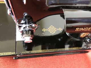 Singer Featherweight 221 Sewing Machine 1949 Serviced Read 6