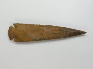 Spearhead Spear 5.  6 " Point Head Flint Stone Rock Arrowhead Lance Blade Knife