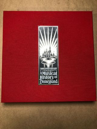 50th Anniversary A Musical History Of Disneyland 6 Cd Box Set W/hardcover Book