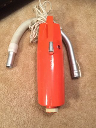 Vintage Hoover Pixie S1005 Portable Vacuum Cleaner Orange