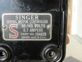 1949 Singer Model 201 - 2 Sewing Machine DOES NOT INCLUDE CABINET 6