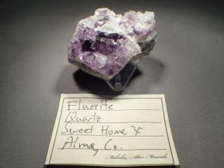 Fluorite Quartz Sweet Home Mine Colorado 2