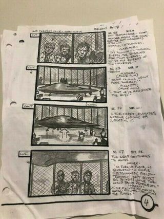 Storyboard - The X - Files Ep.  1001 Sc 4 (r) / 13/ 17 9 Pages Total - My Struggle
