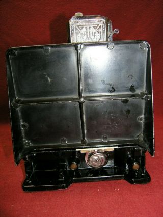 1935 Singer 221 Featherweight Sewing Machine w/Pedal/Case/Button/Att SCHOOL BELL 5