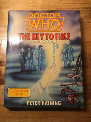 Autographed Doctor Who Key To Time Hardback Book Janet Fielding Sarah Sutton