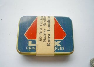 Lux Gramophone Needle Tin.  Germany 1930 