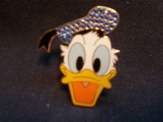 Disney Arribas Jeweled Donald Duck Pin / Brooch Le Htf C