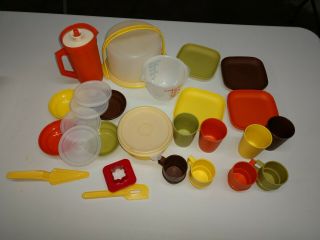Vintage Tupperware Toys Set