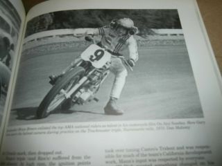 RACING HISTORY TRIUMPH MOTORCYCLES IN AMERICA BOOK LINDSAY BROOKE GENE ROMERO 2