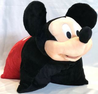 Rare Disney Parks Mickey Mouse 20 " Plush Pillow Pet Authentic