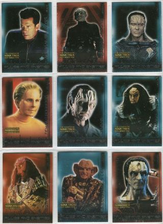 The Complete Star Trek Deep Space Nine Ds9 Allies & Enemies Card Set 27 Cards