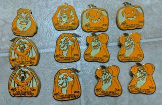 Disney Halloween Oogie Boogie Scar Chernabog Ursula Hook Maleficent Pin Pumpkin