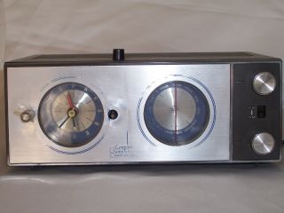Vintage Longines Symphonette Sleep Master Alarm Clock Radio Am/fm Lcr210 - Japan