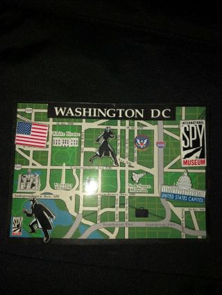 Washington Dc International Spy Museum Souvenir Hat Pin Set