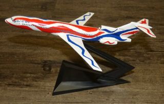 Braniff Airlines 727 Flying Colors Alexander Calder Model Airplane Lithograph