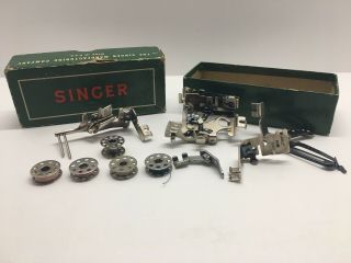 Singer 301a Sewing Machine With Accesories 4