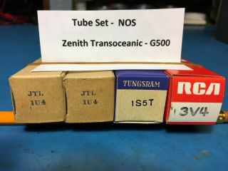 Tube Set For Zenith Transoceanic - G500 Chassis