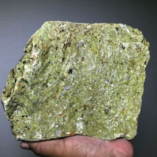 Aaa Top Quality Green Epidote In Quartz Rough 14.  5 Lbs