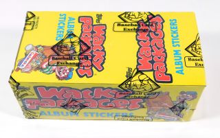 1986 Topps Wacky Packages Stickers Box 100 Packs Bbce Wrapped