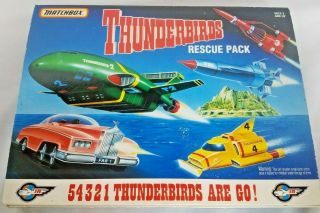 Thunderbirds - 5 Vehicle Model Rescue Pack - Matchbox 54321 Thunderbirds Are Go