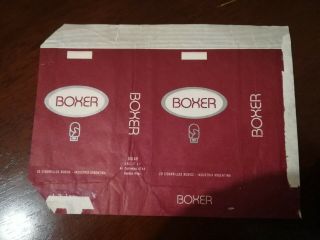 Boxer - Argentina Cigarette Pack Label Wrapper