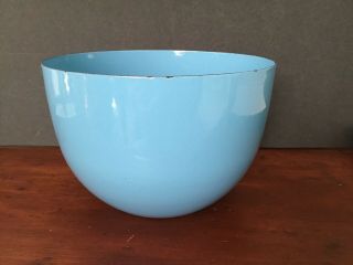 Finel Vintage Mid Century Modern Bowl Robins Egg Blue