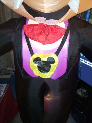8 Feet Mickey Mouse Halloween airblown inflatable vampire lighted disney 2