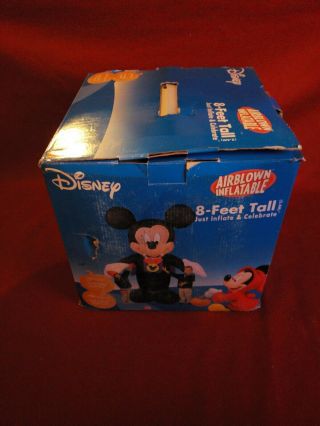 8 Feet Mickey Mouse Halloween airblown inflatable vampire lighted disney 4