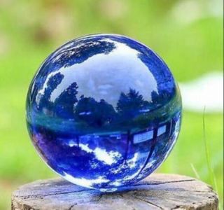 Epic Stone - 40mm - Blue Asian Rare Natural Quartz Crystal Sphere - Reiki - Chakra