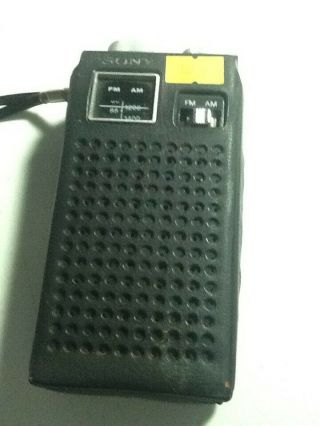 Vintage Sony Tfm - 4500 Transistor Radio Fm/am 9v Japan -