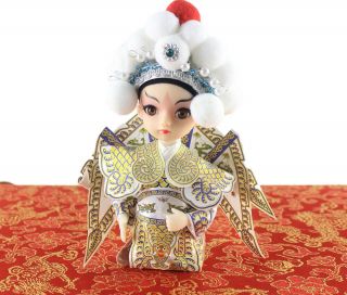 The Imperial Palace Tourist Souvenir Peking Opera Mini Doll Yang Zongbao Hero