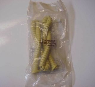 Vintage Nos Western Electric Yellow Modular Coil Spring Telephone Cord -
