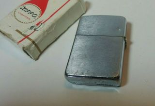 1960 Plain Zippo Lighter 6 dot 5