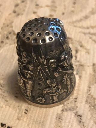 Thimble Sterling Silver Thorvald Greif Germany