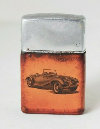 Vintage Wind Master Lighter Rolls Royce Imported Autos Advertising