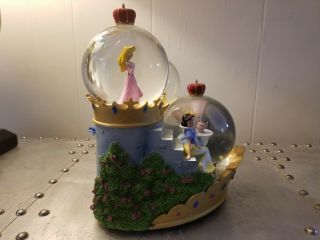 Disney Store HARD TO FIND 5 Princess Musical Snow Globe - Retired - Rare Version 7