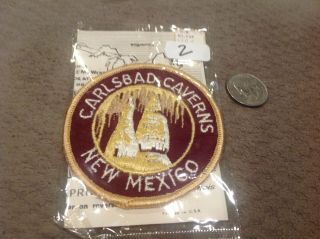 Vintage Carlsbad Caverns Mexico Trailblazer Emblem Patch