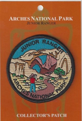 Official Arches National Park Junior Ranger Souvenir Utah Patch