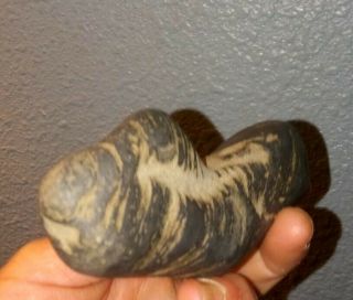 Paleo Stone Tool Effigy Native American Artifacts Tomahawk Club 4 
