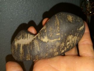 Paleo Stone Tool Effigy Native American Artifacts Tomahawk Club 4 