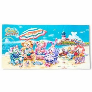 Pre - Order Tokyo Disney Resort 2019 Duffy Sunny Fun Wide Towel 76 X 152